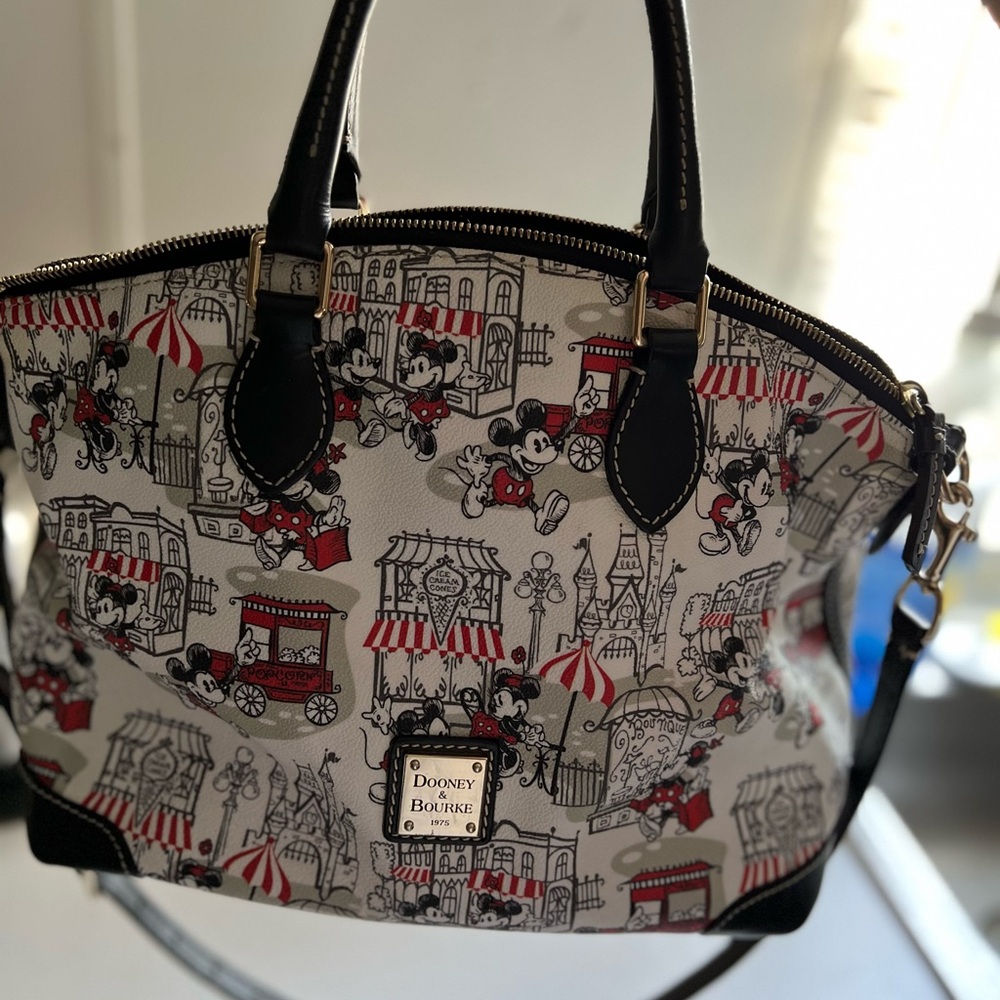 Dooney & Bourke Disney Mickey & Minnie satchel